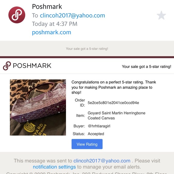 Poshmark 5 star suggested seller: see my high end designer items sales/ ratings - Picture 7 of 15
